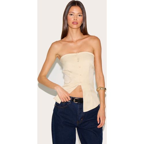 Gilet bustier ajusté à boutons - PrettyLittleThing - Modalova