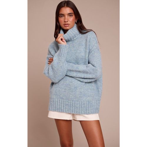 Pull oversize à col roulé et manches ballon | Taille Large - PrettyLittleThing - Modalova