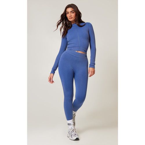 PLT Sport Legging côtelé délavé javélisé sans coutures - PrettyLittleThing - Modalova