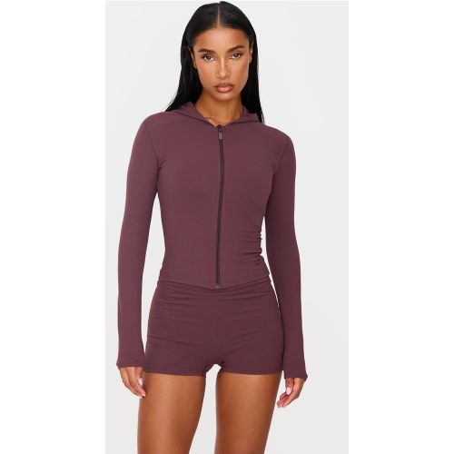 PLT TRAIL Veste de sport en Sculpt à capuche - PrettyLittleThing - Modalova