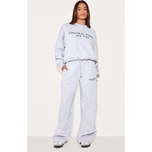 Jogging large brodé "Central Park" - PrettyLittleThing - Modalova