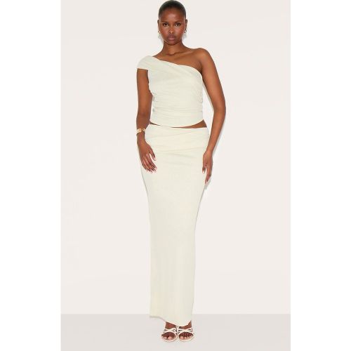 Jupe mi-longue Taille Basse Effet Peau d'Oignon - PrettyLittleThing - Modalova