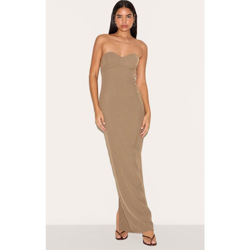 Tall Robe bustier longue moulante - PrettyLittleThing - Modalova