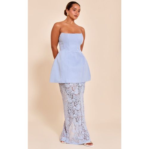 Shape Robe trapèze longue structurée à ourlet en dentelle | Taille 38 - PrettyLittleThing - Modalova