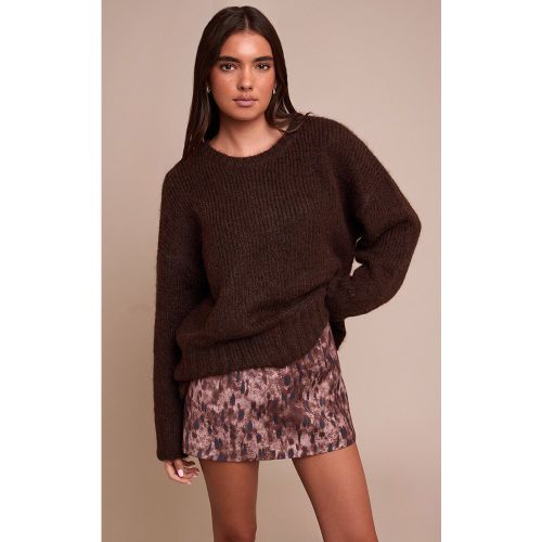 Mini-jupe trapèze tissée imprimé | Taille 38 - PrettyLittleThing - Modalova