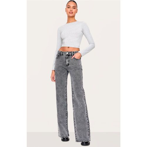 Jean large gris, Gris - PrettyLittleThing - Modalova