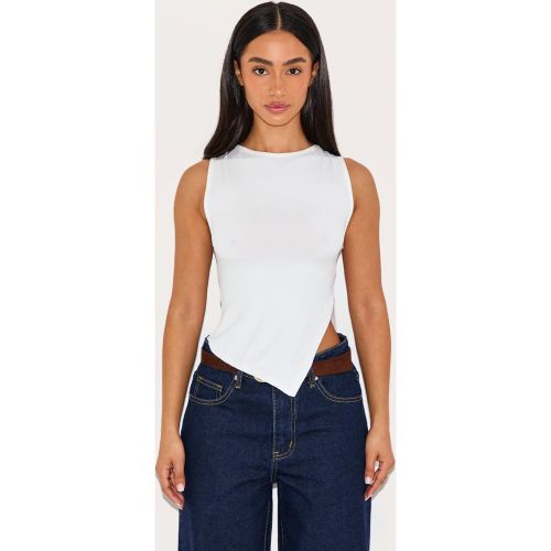 Petite Top long asymétrique - PrettyLittleThing - Modalova