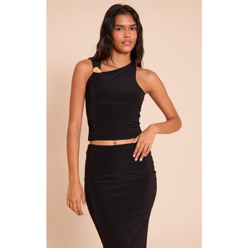 Top moulant asymétrique à empiècement - PrettyLittleThing - Modalova