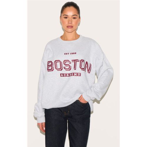 Sweat oversize imprimé "Boston" - PrettyLittleThing - Modalova