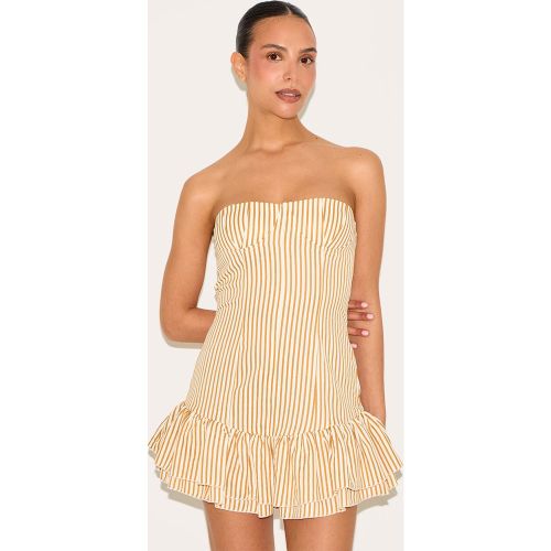 Robe Mini à Fines Rayures , Taille Petite - PrettyLittleThing - Modalova