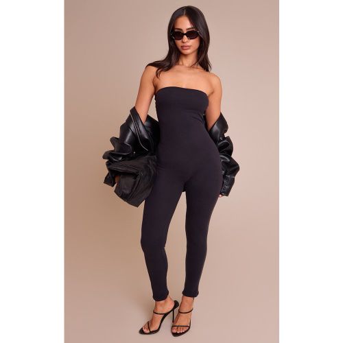 Petite Combinaison bustier ajustée en jersey à contours | Taille Large - PrettyLittleThing - Modalova