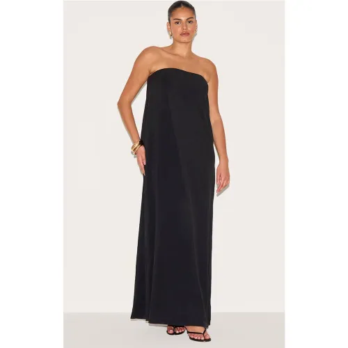 Plus Robe bustier longue fluide tissée - PrettyLittleThing - Modalova