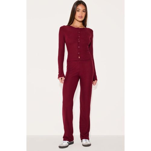 Pantalon droit doux | Taille 36 - PrettyLittleThing - Modalova