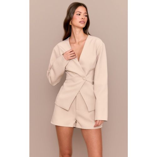 Short de tailleur gris clair à taille mi-haute - PrettyLittleThing - Modalova
