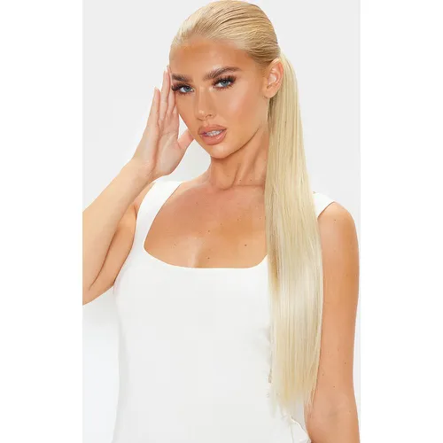 LullaBellz Longues extensions lisses à clipser Straight Pony 66 cm Light Blonde - PrettyLittleThing - Modalova