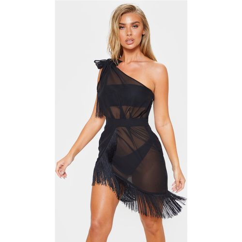 Robe de plage asymétrique à franges - PrettyLittleThing - Modalova