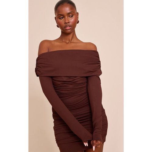 Mini robe douce froncé à détail replié - PrettyLittleThing - Modalova