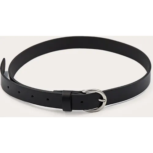 Ceinture fine en PU à boucle en demi-lune - PrettyLittleThing - Modalova