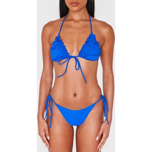 Bas de maillot de bain à taille en V et noeuds sur les côtés - PrettyLittleThing - Modalova
