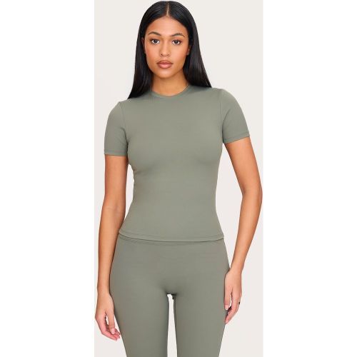 Tall Top de sport long en Sculpt à manches courtes - PrettyLittleThing - Modalova