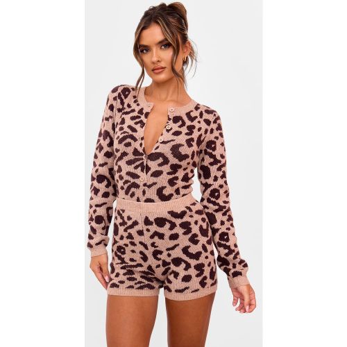 Body en maille tricot douce à boutons - PrettyLittleThing - Modalova