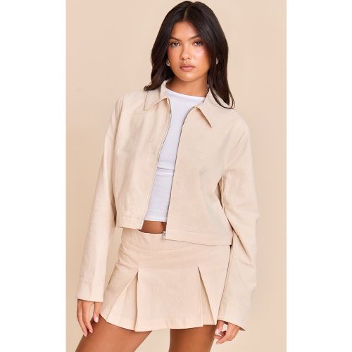 Veste en coton à épaules carrées - PrettyLittleThing - Modalova