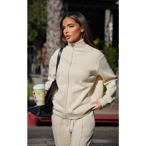 Sweat à détail coutures et zip - PrettyLittleThing - Modalova