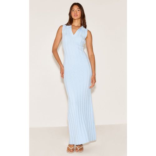 Robe longue côtelée sans manches - PrettyLittleThing - Modalova