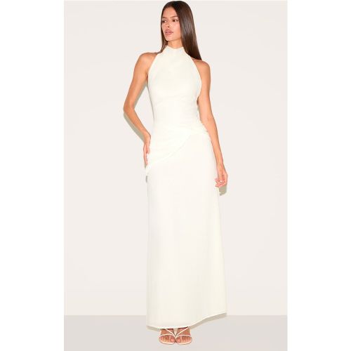 Robe longue en mousseline de soie à détail torsadé - PrettyLittleThing - Modalova
