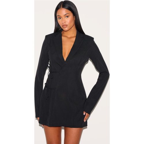 Tall Robe blazer nouée devant à détail cintré - PrettyLittleThing - Modalova