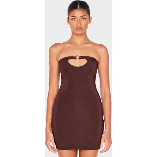 Mini robe bustier moulante doublée à détail empiècement - PrettyLittleThing - Modalova