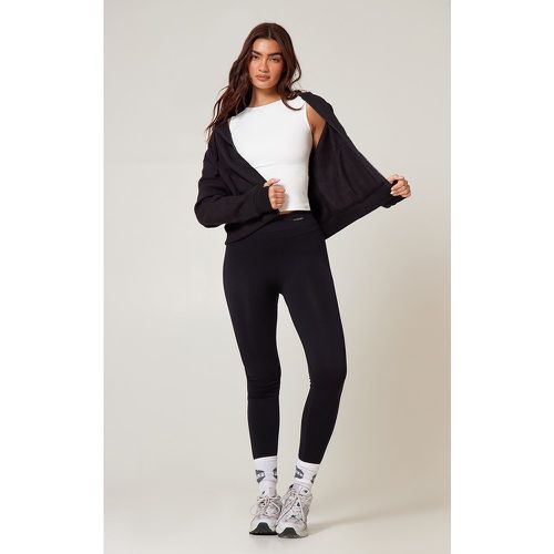 Legging de sport à taille côtelée sans coutures - PrettyLittleThing - Modalova