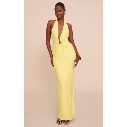 Robe longue doublée douce à empiècement - PrettyLittleThing - Modalova