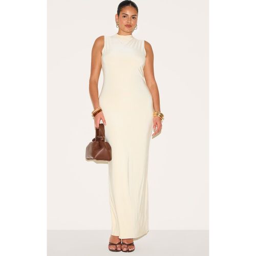 Plus Robe longue doublée sans manches à col montant - PrettyLittleThing - Modalova