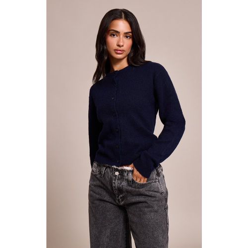 Petite Cardigan en maille tricot à boutons devant | Taille Large - PrettyLittleThing - Modalova