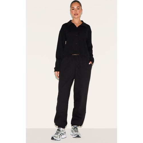 Jogging droit à lisérés surjetés et ourlets ressérrés - PrettyLittleThing - Modalova
