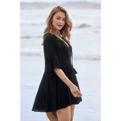 Robe mini cover up demi-manches et glands - CUPSHE - Modalova