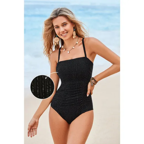 Maillot de bain une pièce ruché scintillant - CUPSHE - Modalova