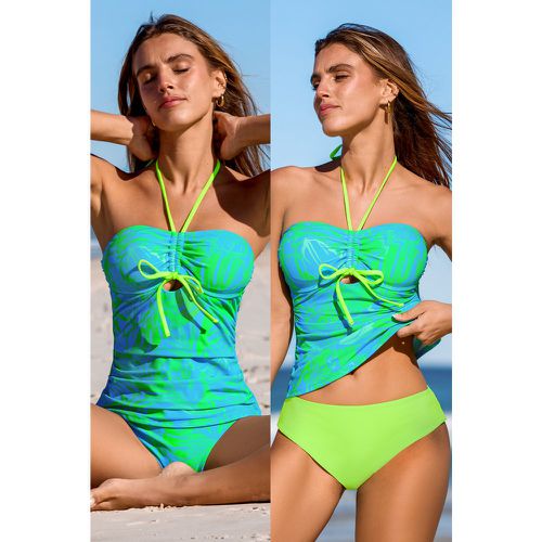 Tankini tropical ruché et bas réversible - CUPSHE - Modalova