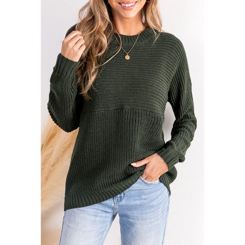 Pull à col rond et manches longues en tricot - CUPSHE - Modalova