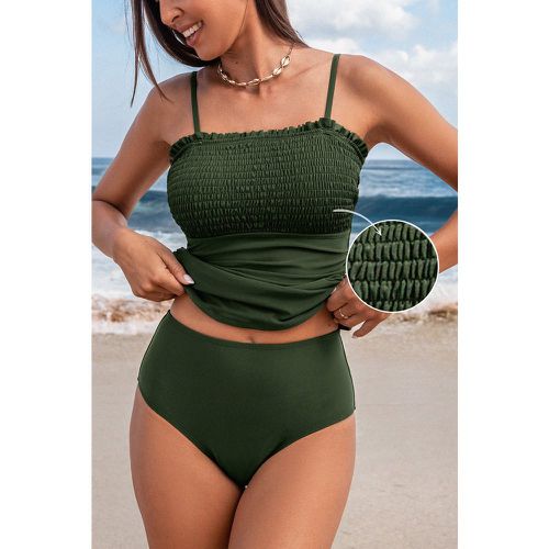 Tankini à corset avec smocks avec bas standard - CUPSHE - Modalova