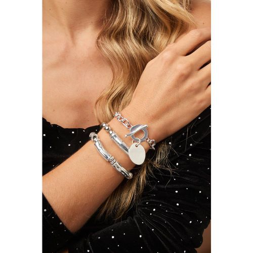 Ensemble de bracelets à chaîne argenté - CUPSHE - Modalova