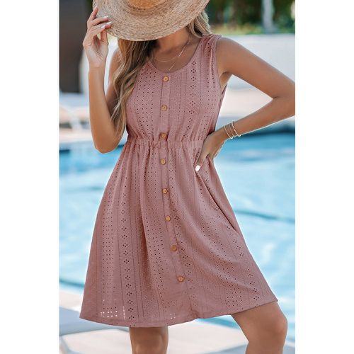 Robe courte en jersey sans manches à col scoop - CUPSHE - Modalova