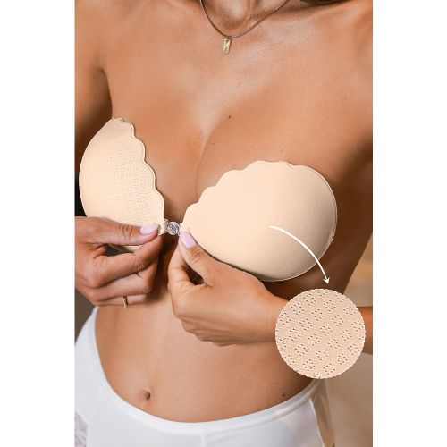 Soutien-gorge adhésif beige - CUPSHE - Modalova
