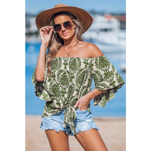 Haut cover up boho tissé demi manches - CUPSHE - Modalova