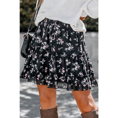 Jupe mini taille haute florale - CUPSHE - Modalova