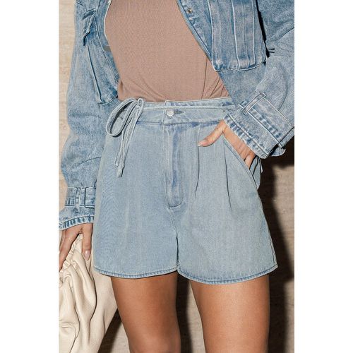 Short à jambes larges en denim - CUPSHE - Modalova