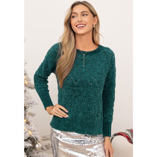 Pull à manches longues en tricot texturé - CUPSHE - Modalova