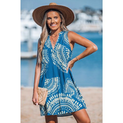 Robe cover up courte ornée sans manches - CUPSHE - Modalova