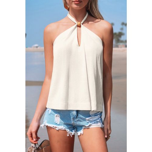 Top blanc col licou - CUPSHE - Modalova